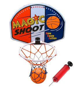 16 Magic Shot Mini Basketball Hoop Set with Ball and Pump 16" Magic Shot Mini Basketball Hoop Set with Ball and Pump
