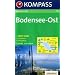 Bodensee Ost: Wander- und Radkarte. Mit Panorama. GPS-genau. 1:50.000