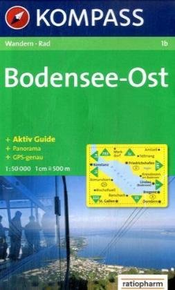 Image of Bodensee Ost: Wander- und Radkarte. Mit Panorama. GPS-genau. 1:50.000