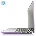 IBENZER MacBook Pro 15 Inch Case 2012-2015, Soft Touch Hard Case Shell Cover with Keyboard Cover Screen Protector for Apple MacBook Pro 15 with Retina Display A1398, Purple,MMP15R-PU+2