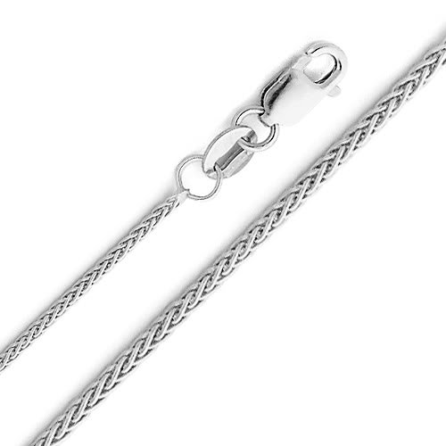 Label ï¼š white gold chain for men