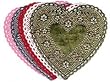 DOILIES 6 WHITE HEARTS 100/PK
