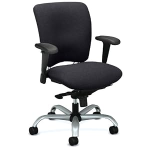 4300 Series Active Ergonomic Swivel Work Chair, Titanium Base, Lava Fabric (HON4322BE19C)... by Hon
