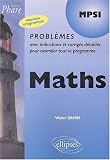 Math�matiques MPSI, probl�mes corrig�s : Nouveau programme