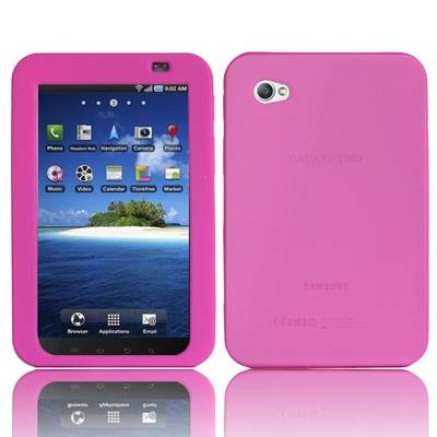 PINK SILICON COVER CASE FOR SAMSUNG