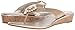 LINDSAY PHILLIPS Women's Gwen Wedge Sandal, Stone, 9 M US