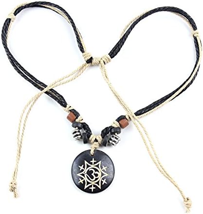 Leather Necklace Collier QNN2012 Six-pointed Star Fashion Neck Lace Jewellery Pendant Collar Sweater Long Chain Bib…