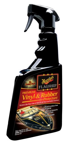 Meguiar's M6424 Premium Vinyl & Rubber Protectant 24 oz., pack of 6