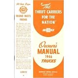 1946 CHEVROLET PICKUP TRUCK Owners Manual User Guide by Chevrolet