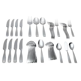 Yamazaki Belgrove 45-Piece Flatware Set, Service for 8