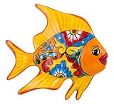 Medium Multi-Color Mexican Talavera Fiona Fish