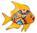 Medium Multi-Color Mexican Talavera Fiona Fish