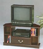 Cherry Finished TV Stand With Storage