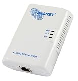 Allnet 85 Mbit Powerline Ethernet Bridge single (Netzwerk aus der Steckdose)