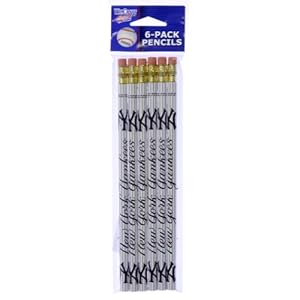 New York Yankees 6 Pack of Pencils