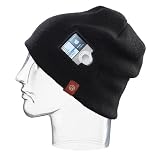 i360 20489 Headphone Beanie for 3G iPod Nano (Black, Red)