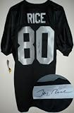 Jerry Rice Signed Auth. Oakland Raiders Jersey