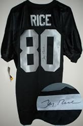 Jerry Rice Signed Auth. Oakland Raiders Jersey