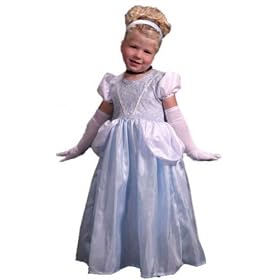 Traditional Cinderella Dress-up Costume - Size Large (Ages 5-7) by Little Adventures