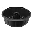 Silicone Solutions Black Silicone 12-Cup Fluted Cake Pan