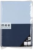 西川リビング mee (ミィー) 掛けふとんカバー ME-00 ムジカラーリバーシブル シングル サックス&ネイビー 21872013420