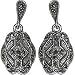 Sterling Silver Earring With Gemstones Indian Style 1 " (pr326erng)