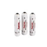 Hama Akku-Set Micro AAA (KR10, 44), 1,2 V, 500 mAh NiMH