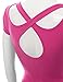 Doublju Women Cap Sleeve Round Neck Cross Back Detailed T-Shirt