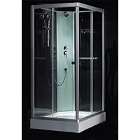 LineaAqua Libra 48 x 36 Framed Glass Shower Enclosure with Shower Enclosure Tray, Glass Shower Panel, Head and Hand Shower