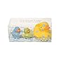 Set of 3, Blue Polka Dot Light Up Rubber Ducks