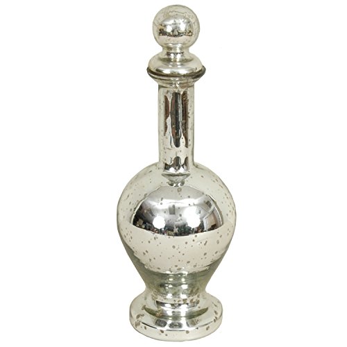 India House Mercury Glass Bottle/Vase, 14