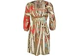 Misses Oneworld 3/4 Sleeve Paisley Sublimation Dress