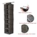 SONGMICS 6-Shelf Closet Organizer Collection Hanging Accessory Storage Shelves Light Brown URCH06K