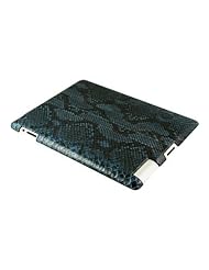 Cloud Blue iPad 2 Clip On Case - Genuine Python Snakeskin Leather