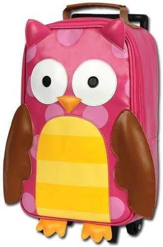 Vinyl Stephen Joseph Rolling Backpack - Owl