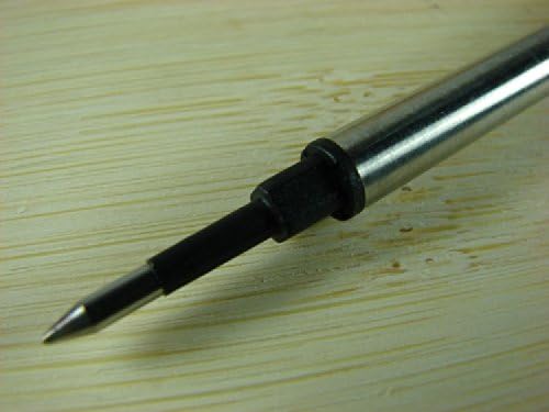 10 PCS Baoer Black Roller Ball Pen Refills Push Type 0.5mm Point