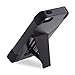 Eagle Cell PHIPHONE5YSTBKBK HypeKick Hybrid Protective Gummy TPU Case with Kickstand for iPhone 5 - Retail Packaging - Black