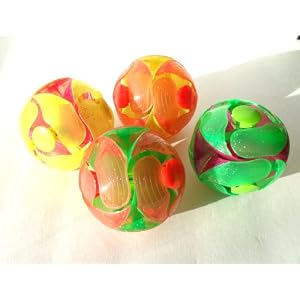 The All New Blinking Magic Expanding Balls Set of 4