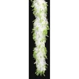Feather Boa White/Green Tips Halloween Boa