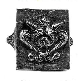 Amazon.com: Victorian Style Sterling Wolf Whimsy Ring: Jewelry