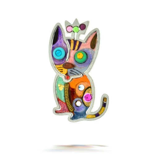 Cat with Crown Pin from the Artazia Collection #214 NP