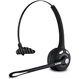 Vtin Professional Over-the-Head Bluetooth Wireless Headset for Drivers, Noise Canceling and Hands Free with Mic