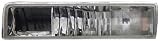 Anzo USA 511012 Honda Prelude Chrome Euro w/Amber Reflector Bumper Light Assembly - (Sold in Pairs)