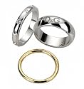 D&G Unisex-Ring Polish Bi #14 DJ1101 Gr. 54