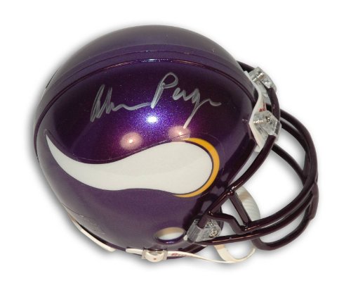 Alan Page Autographed Minnesota Vikings Mini Helmet