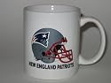 NEW ENGLAND PATRIOTS 11 oz. Team Logo Traditional White COFFEE MUG