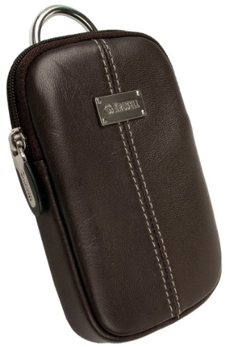 Krusell Luna Leder Etui f&uuml;r Olympus VG-130 Digitalkamera braun Preisvergleich