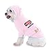 WARNING I LIKE WATER SPORTS Hooded (Hoody) T-Shirt with pocket for your Dog or Cat Medium Pink