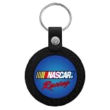 NASCAR Leather Key Tag