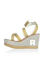 RUCO LINE Sandalias de cuña 3551 Tye Rock (Gris)